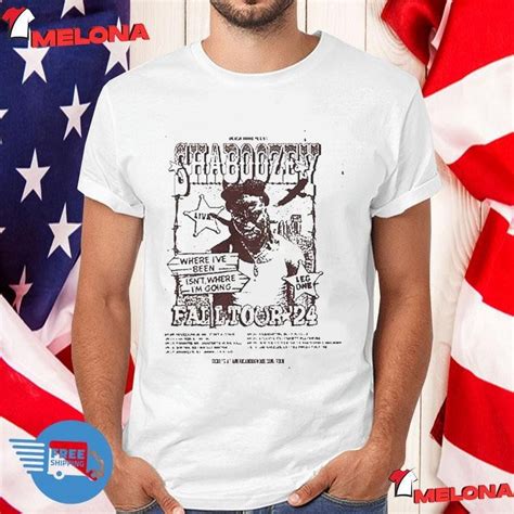 Design Shaboozey Fall Tour Tour Date Fan Gifts T Shirt Walmart