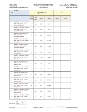 Fillable Online ITB No 21 101366 ITB NAME Ductile Iron Water Main