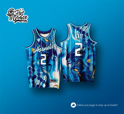 Full Sublimation Hisgrace Concept Basketball Jersey Hornets Free