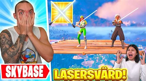 BYGGER SKYBASE MED LASERSVÄRD I FORTNITE STEELSERIES YouTube