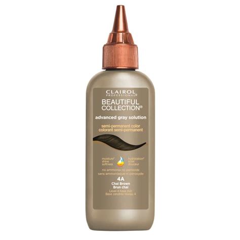 Clairol Beautiful Collection Advanced Gray Solution 4A Chai Brown ...