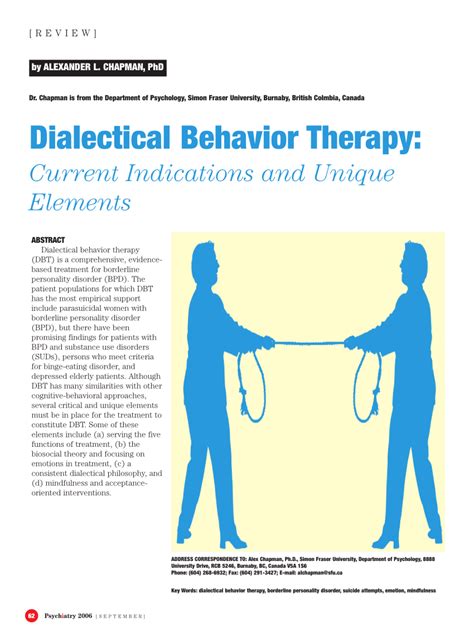 Dialectic Behavior Therapy Sanjord