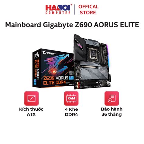 Mainboard Gigabyte Z690 AORUS ELITE Intel Z690 Socket 1700 ATX 4