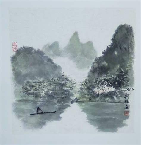 Lijiang River Memoire Thru Brush Paintings And Prints Landscapes