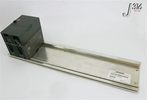 21289 SIEMENS SIMATICS S7 PS307 POWER SUPPLY W/ MOUNTING RAIL 6ES7 ...