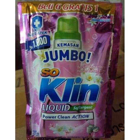 Jual Soklin Liquid Jumbo 1 Lusin Eceran 1000 Isi 14 Pcs Shopee Indonesia