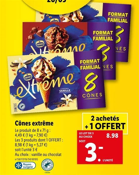 Promo Nestl C Nes Extr Me Chez Lidl