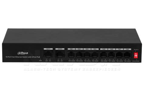 PFS3010 8ET 65 Switch PoE Dahua Napad Pl