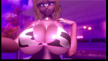 Fille de vache 3D avec d énormes seins et une expansion mammaire POV avec son ajouté XVIDEOS