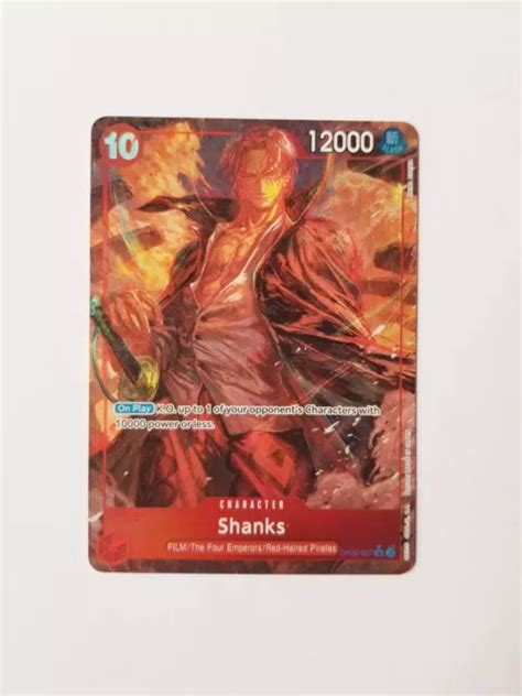 Shanks Op Sr Alt Art Wings Of Captain One Piece Tcg Anglais Eur