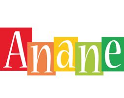 Anane Logo | Name Logo Generator - Smoothie, Summer, Birthday, Kiddo, Colors Style