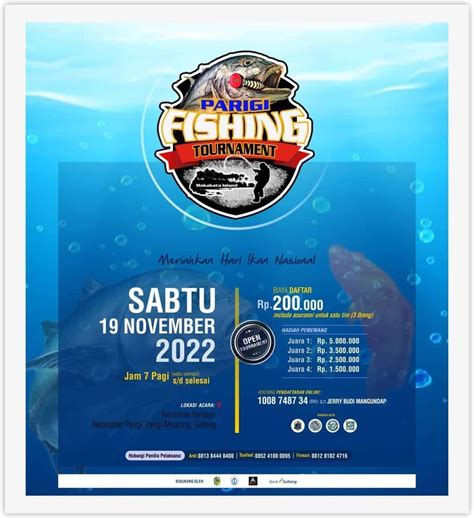 Jelang Satu Bulan Lomba Memancing Panitia Umumkan Mekanisme Penilaian