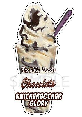 Ice Cream Sticker Chocolate Knickerbocker Glory Van Stickers Sundae