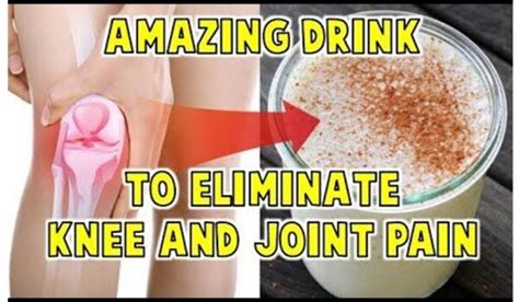 This Homemade Drink Will Help You To Eliminate The Knee And Joint Pain Right Home Remedies