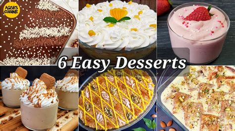 6 Easy Desserts Eid Special Recipes 2021 By Aqsas Cuisine Mango