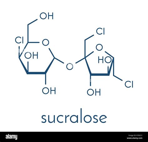 Sucralose Artificial Sweetener Molecule Used As Sugar Substitute