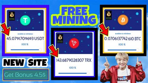 Free Crypto Mining New Site Lunched Free Mining Of Btc Trx