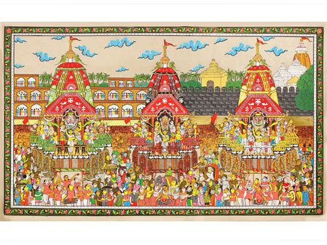 Jagannath Rath Yatra Exotic India Art