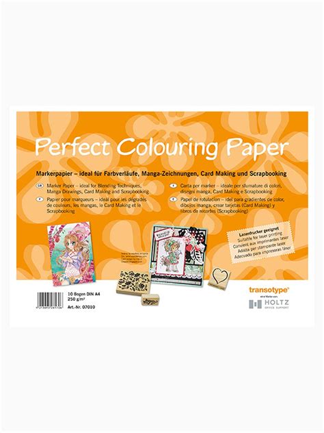 Perfect Colouring Paper A Size Pkt Of Sheets Graphic