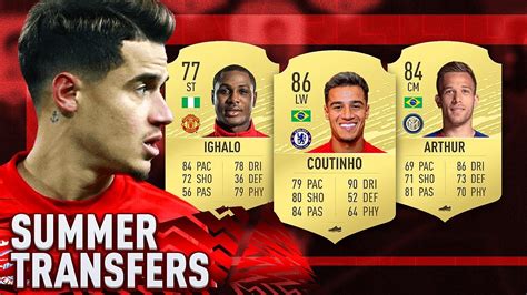 FIFA 20 SUMMER TRANSFERS CONFIRMED DEALS RUMOURS W COUTINHO