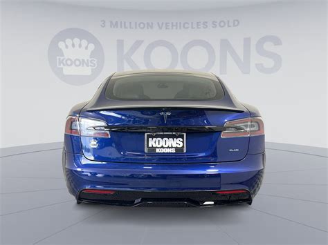 2021 Tesla Model S Plaid 9610 Miles Deep Blue Metallic - Used Tesla ...