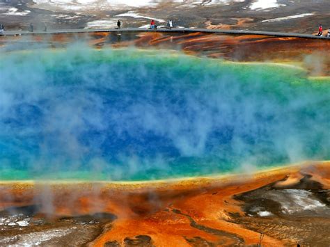 Lake With White Steam · Free Stock Photo