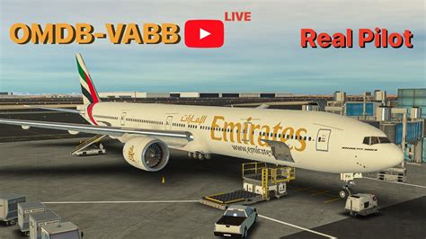 Real Pilot Infinite Flight OMDB VABB LIVE YouTube