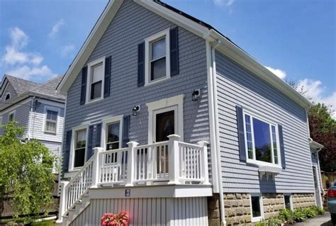 Mastic Cedar Discovery Vinyl Siding & AZEK Porch, Fairhaven, MA ...