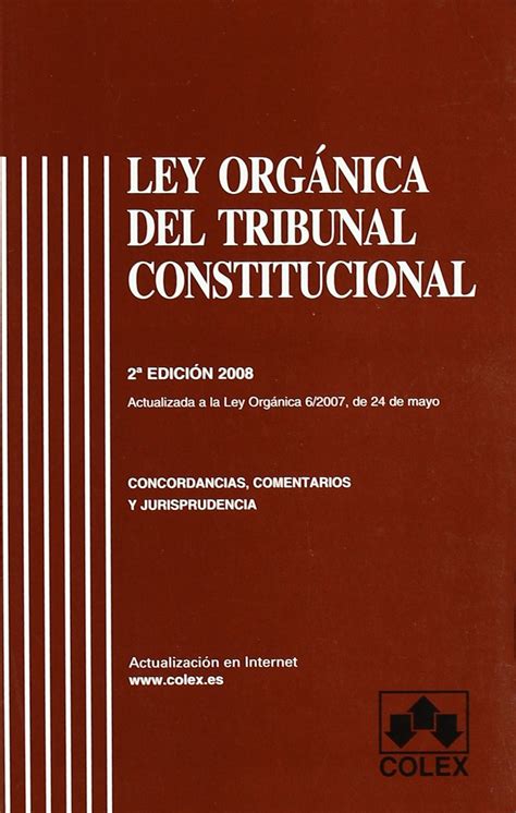 Ley Organica Del Tribunal Constitucional 2ª Spanish