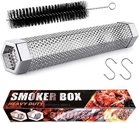 Smoke Tube 12 Inches Smoke Tube For Pellet Grill 5 Hours Of Billowing