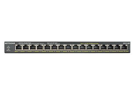NETGEAR 16포트 기가비트 이더넷 비관리형 PoE+ 에센셜 스위치