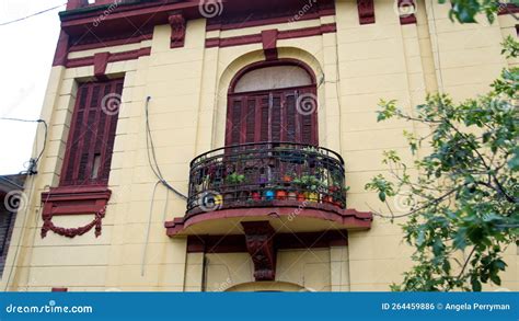 Building with a Balcony in Buenos Aires Stock Photo - Image of capital, argentina: 264459886