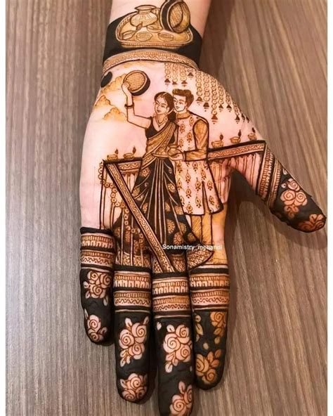 Pin By Juhi Badiani On Mehendi In 2024 Karva Chauth Mehndi Designs