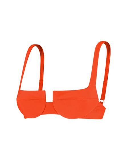 Tangerine Underwire Bikini Top Bralette Bikini Ark Swimwear