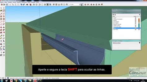 Sketchup Aula Modelagem De Calhas Em Telhados Platibanda