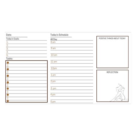 Daily Calender Nude Theme Etsy