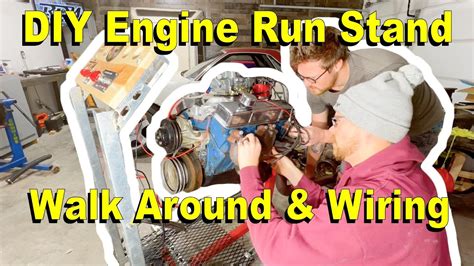 DIY Engine Run Stand Wiring And Walk Around Garage Upgrades YouTube