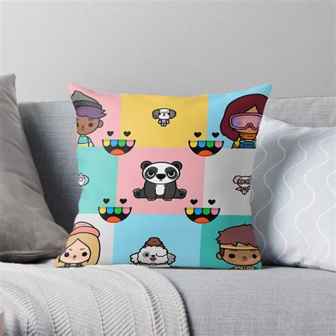 Toca Boca Toca Boca 2021 Toca Life World Throw Pillow By Jak Son Redbubble