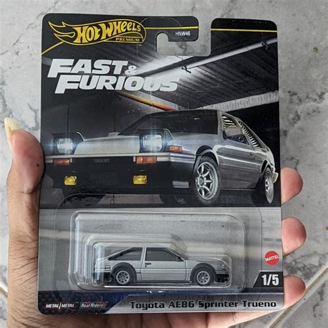 Hot Wheels Premium Fast Furious Toyota Ae Sprinter Trueno Shopee Malaysia