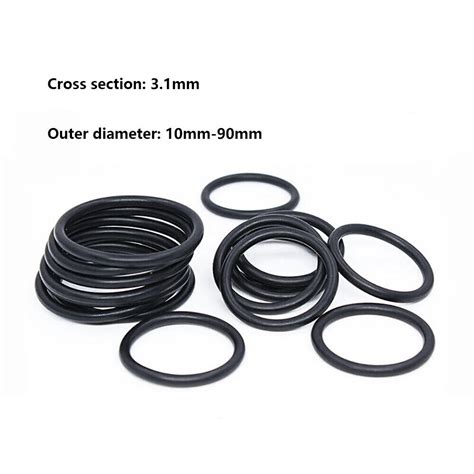 Mm Cross Section O Rings Pack Of X Nitrile Rubber Seals Nbr To