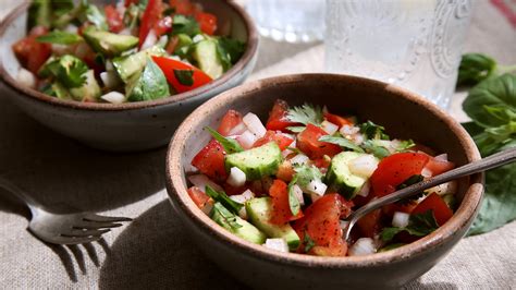 Cucumber and Tomato Salad With Cilantro and Mint Recipe - NYT Cooking