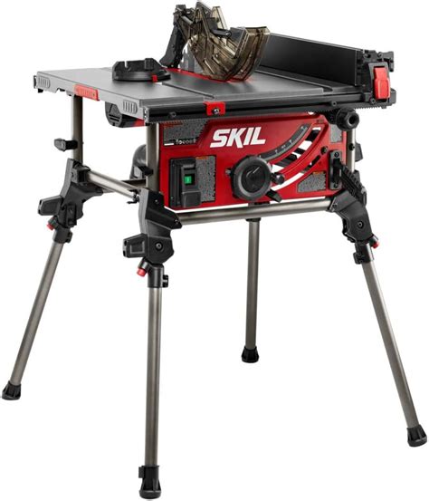 Skil 15 Amp 10 Inch Portable Jobsite Table Saw With Folding Stand Ts6307 00 Amazonca Tools