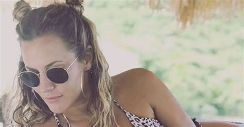 Caroline Flack Flashes Engagement Ring In Sexy Bikini Snap After Reconciling With Andrew Brady