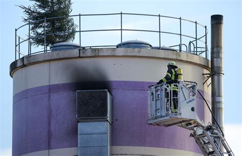 Brand In Hackschnitzellager