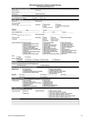 Fillable Online Careconnection Form For Core Aps Healthcare Fax Email