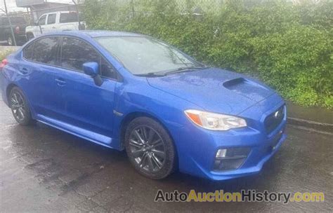 Jf Va B G Subaru Wrx View History And Price At Autoauctionhistory