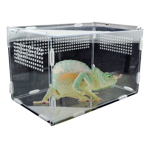 Transparent Reptile Breeding Box Reptile Breeding Box Acrylic Feeding