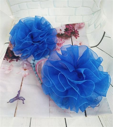 Продам Банты из капроновой ленты синего цвета в наличии и под заказ ...