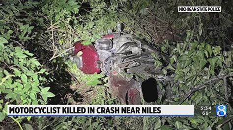 Msp Motorcyclist Killed In Crash Near Niles