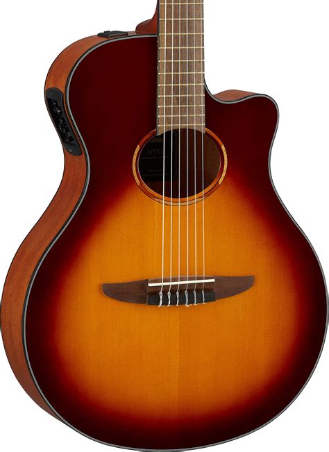 Yamaha Ntx Bs Acoustic Electric Nylon String Brown Sunburst